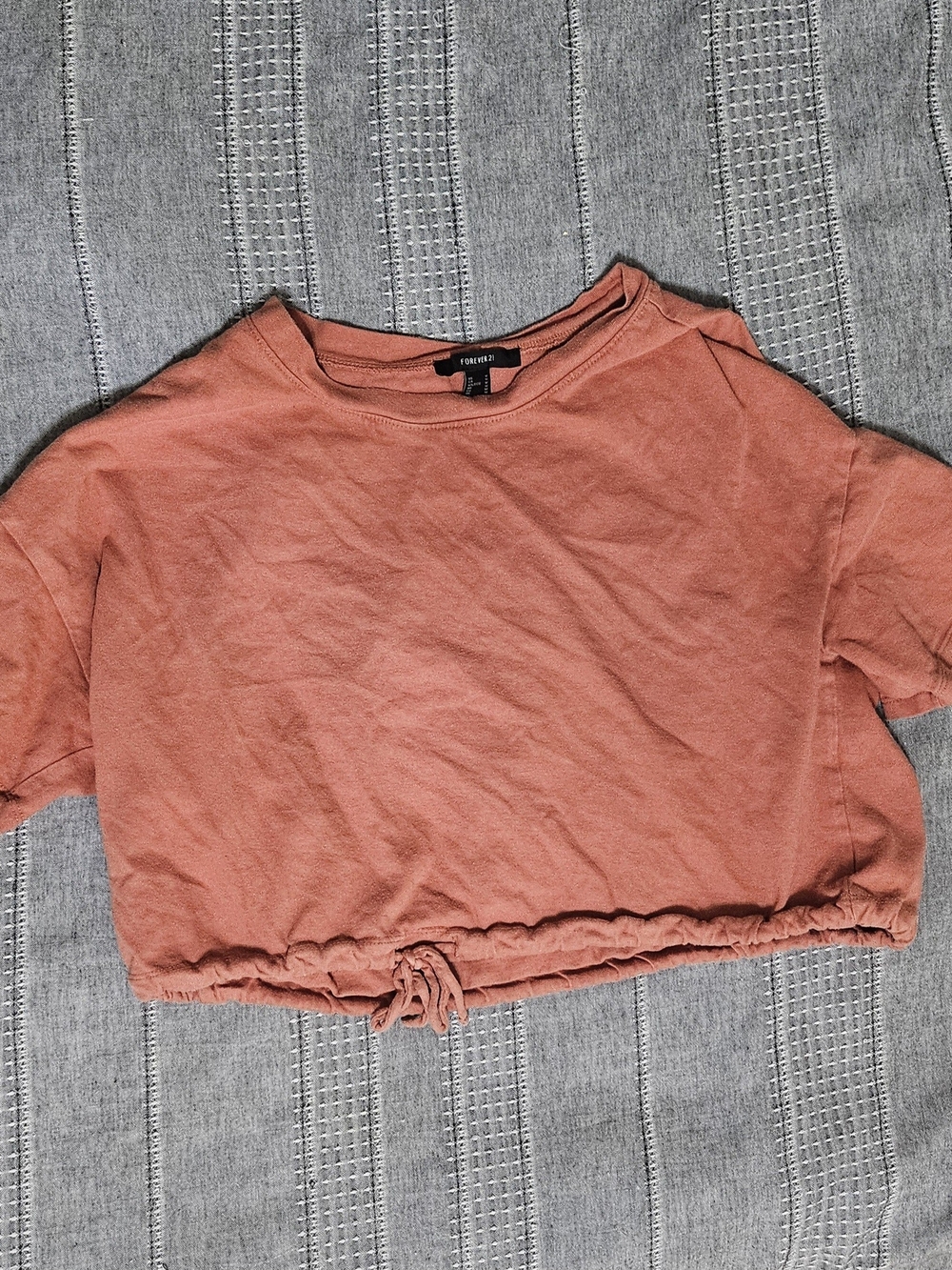 Forever 21 Drawstring Crop Top